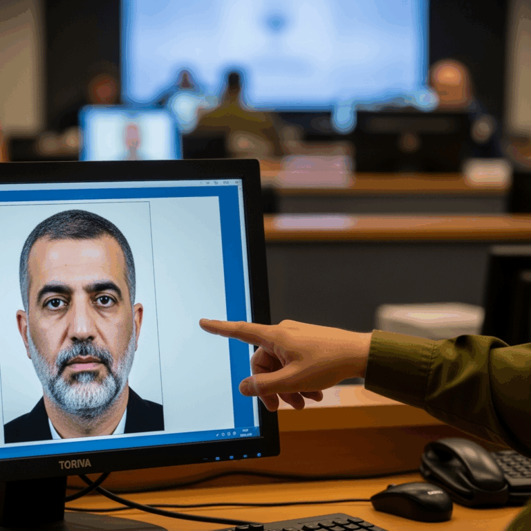 Illustration for: Israeli Army Reveals New Image of Hamas Leader
