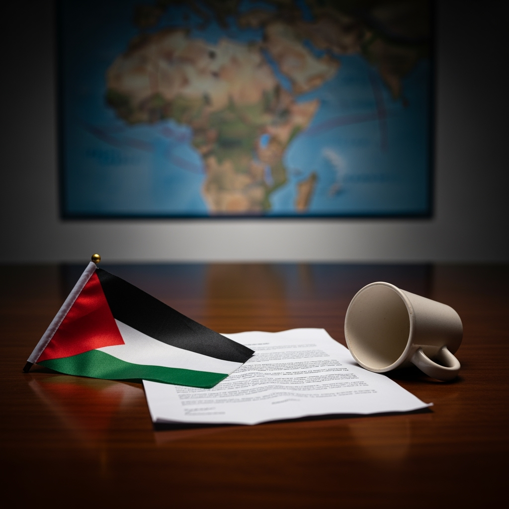 Illustration for: Palestinian Ministry Condemns Diplomatic Failure
