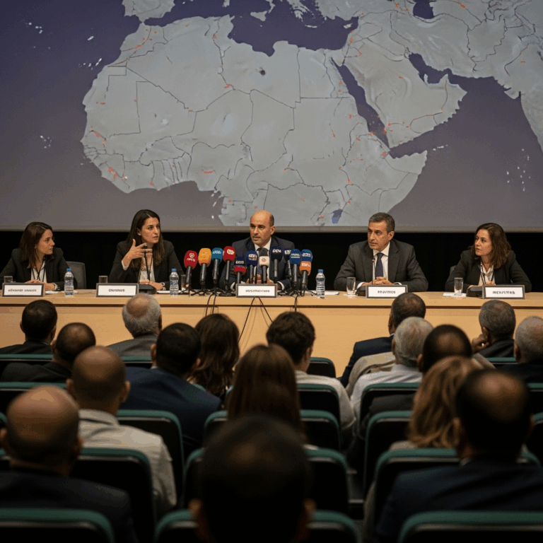 Illustration for: Media Conference in Benghazi Highlights Regional Challenges