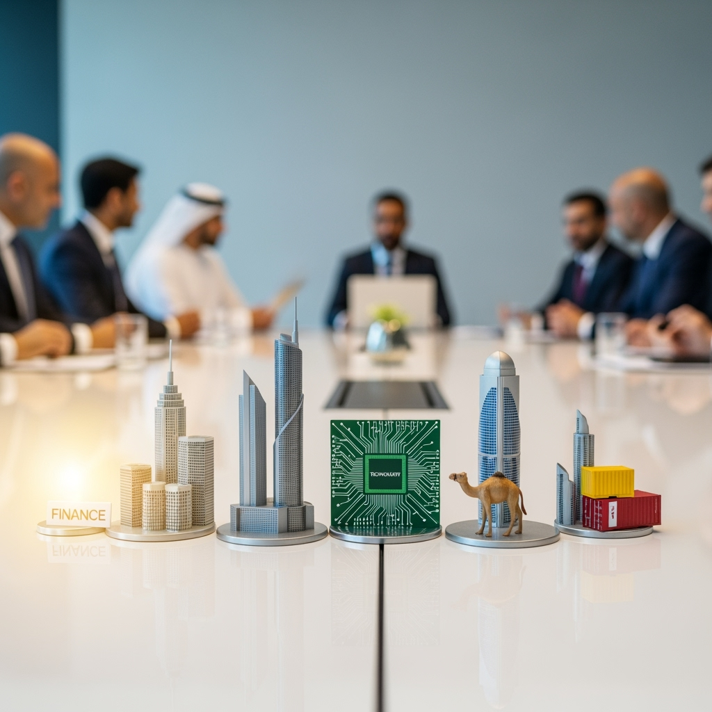 Illustration for: UAE Cabinet Approves Economic Clusters Policy