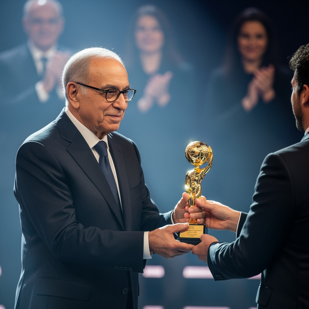Illustration for: Salam Abou Hanna Wins Lifetime Achievement Award