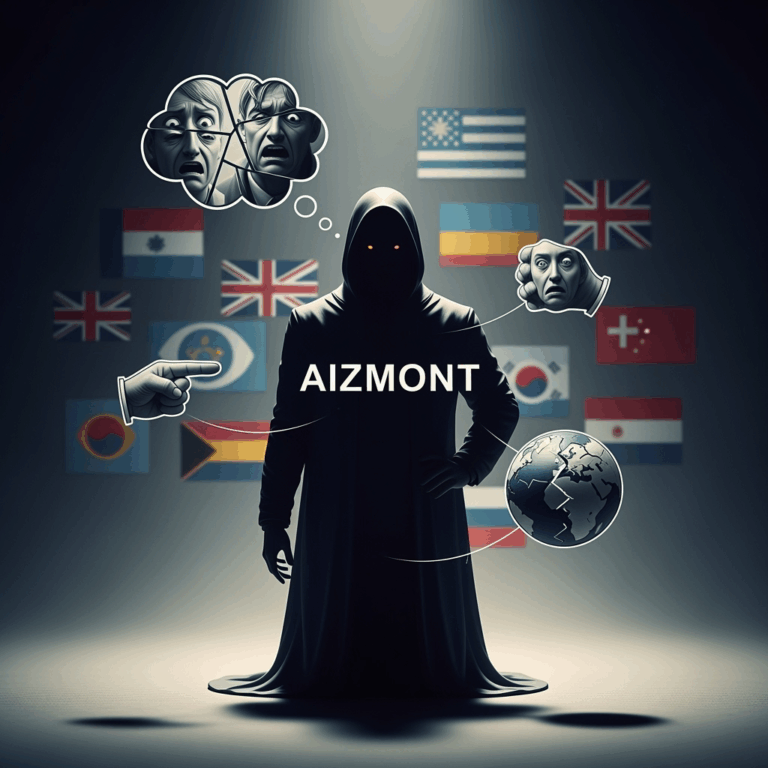 Illustration for: Aizmont Discusses Western Reactions to Organization