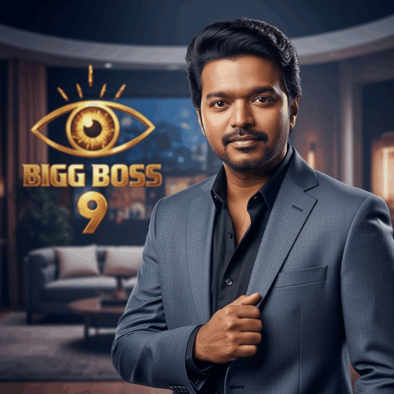 Illustration for: Bigg Boss Tamil 9 Returns with Vijay Sethupathi