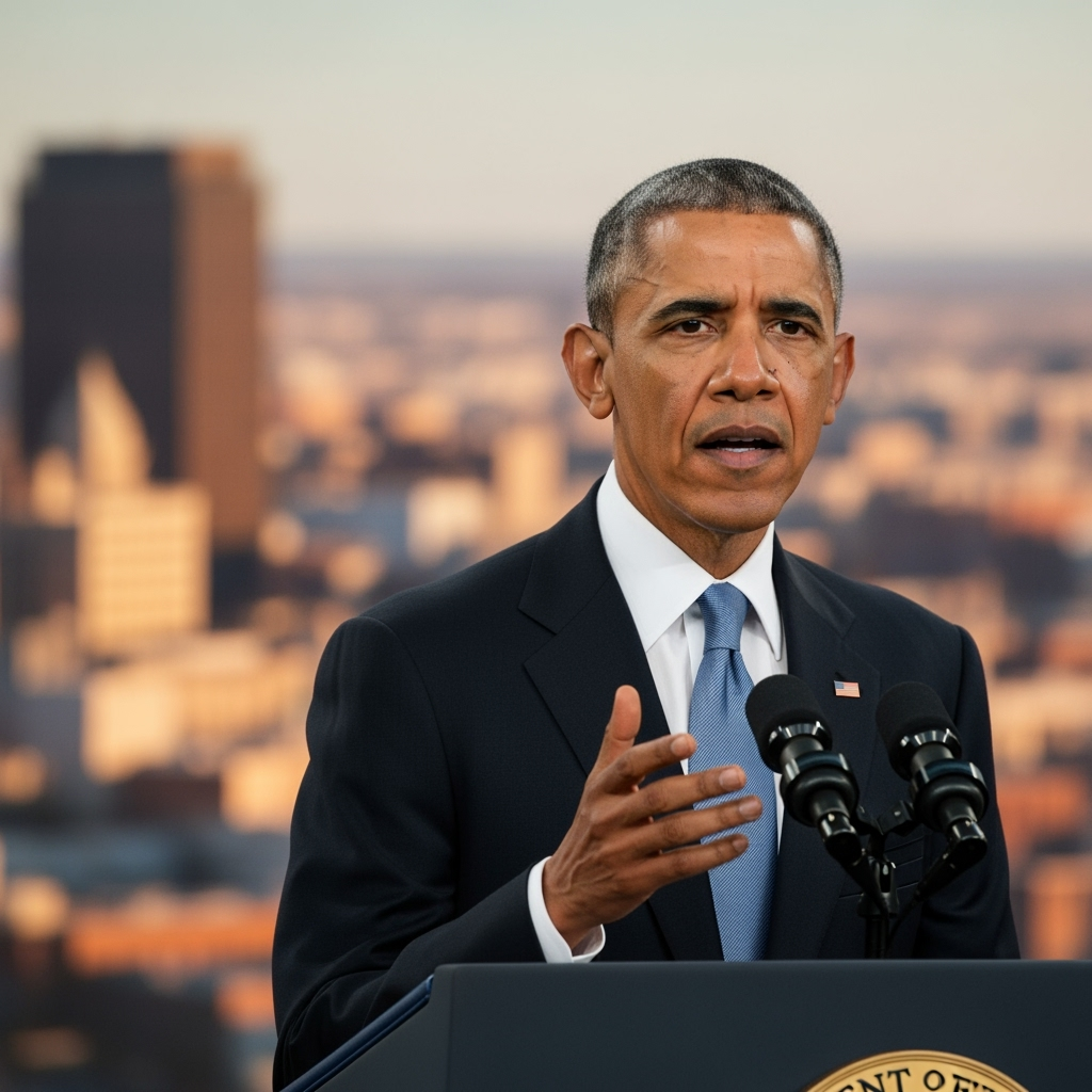 Illustration for: Obama Urges Recognition of Gaza Crisis