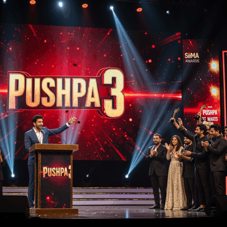 Illustration for: Pushpa 3 Announced at SIIMA Awards
