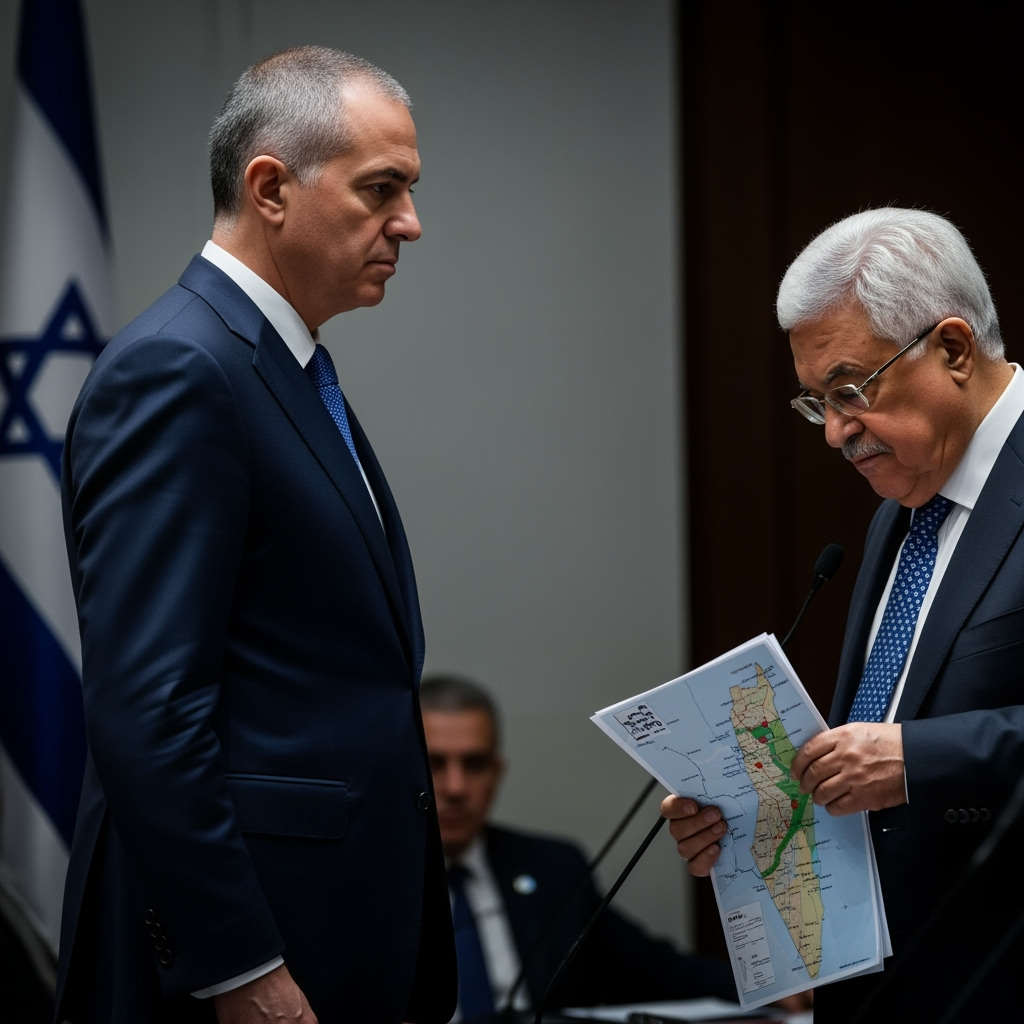 Illustration for: Israeli Criticism of Abbas's Gaza Intentions