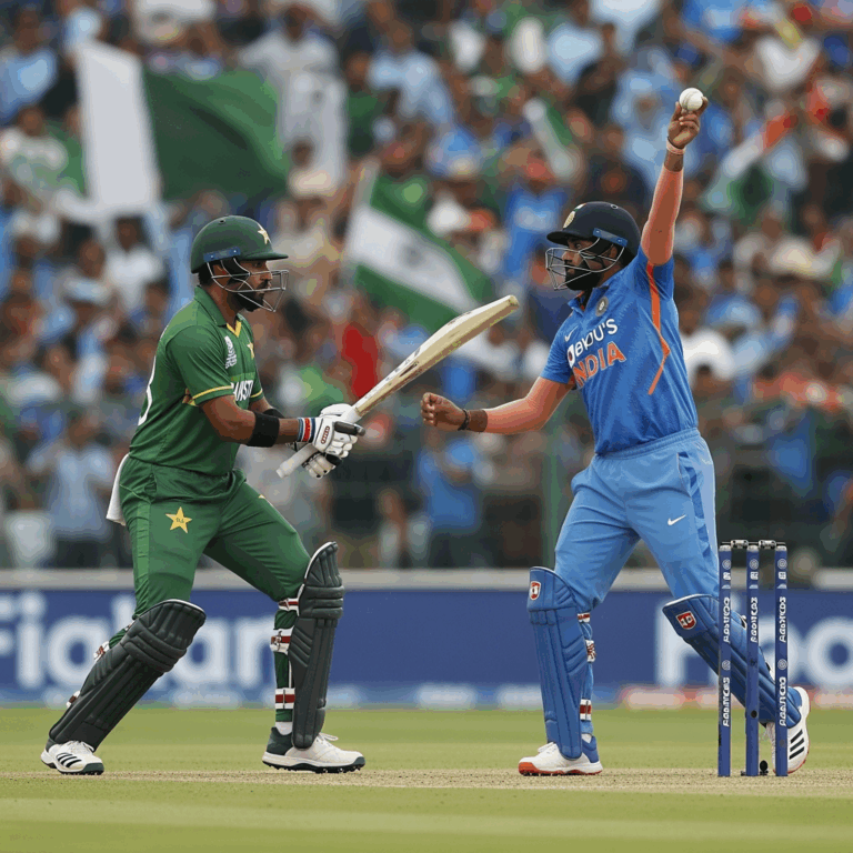 Illustration for: Pakistan's Asia Cup Controversy: Clash with India