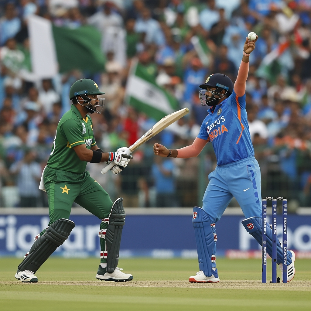 Illustration for: Pakistan's Asia Cup Controversy: Clash with India