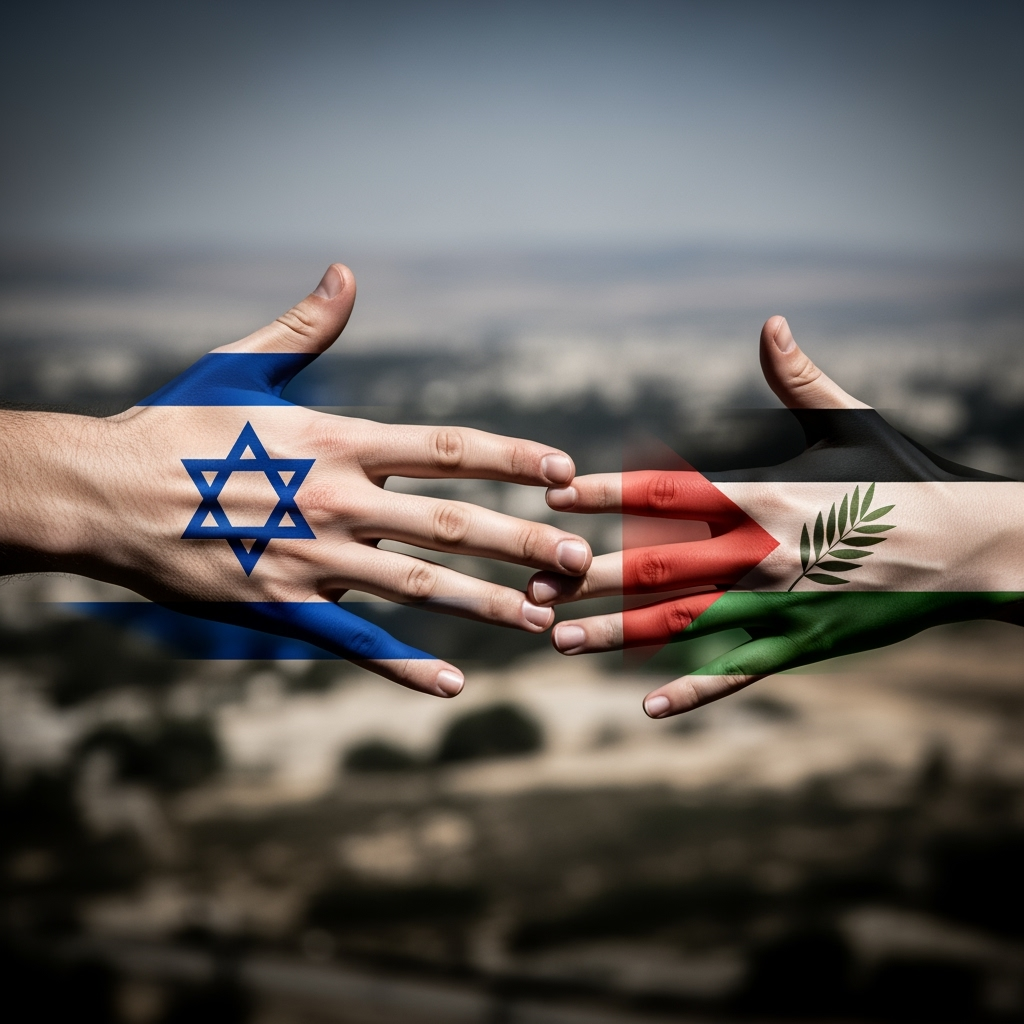Illustration for: Israeli Sovereignty and Palestinian Statehood Controversy