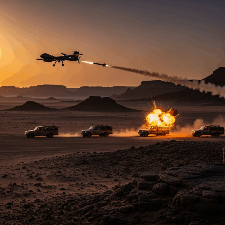 Illustration for: US Discusses Drone Strikes Against Drug Smugglers