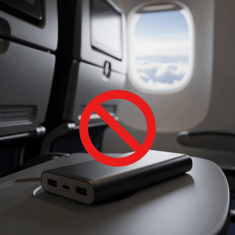 Illustration for: Emirates Bans Power Bank Use on Flights from October 1