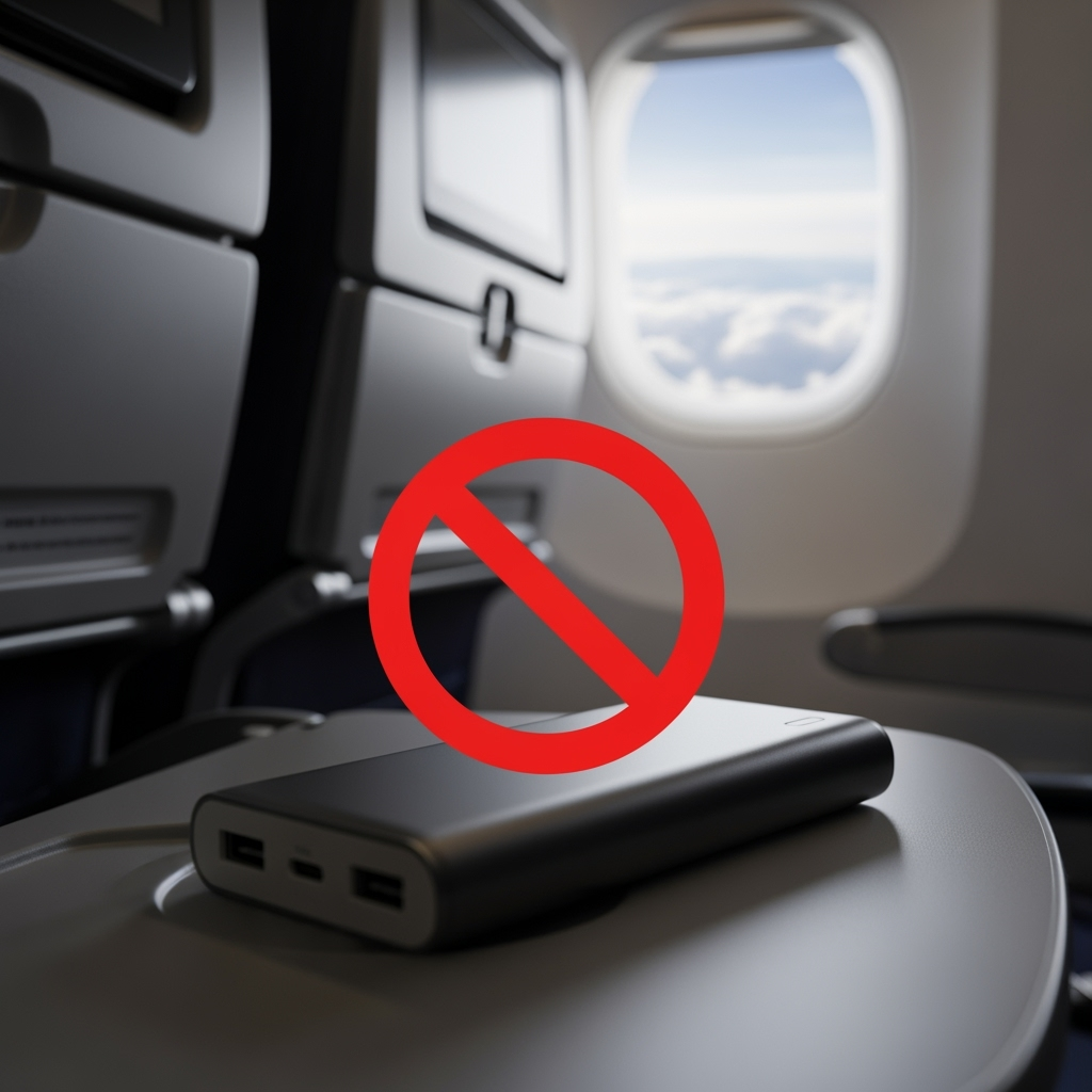 Illustration for: Emirates Bans Power Bank Use on Flights from October 1