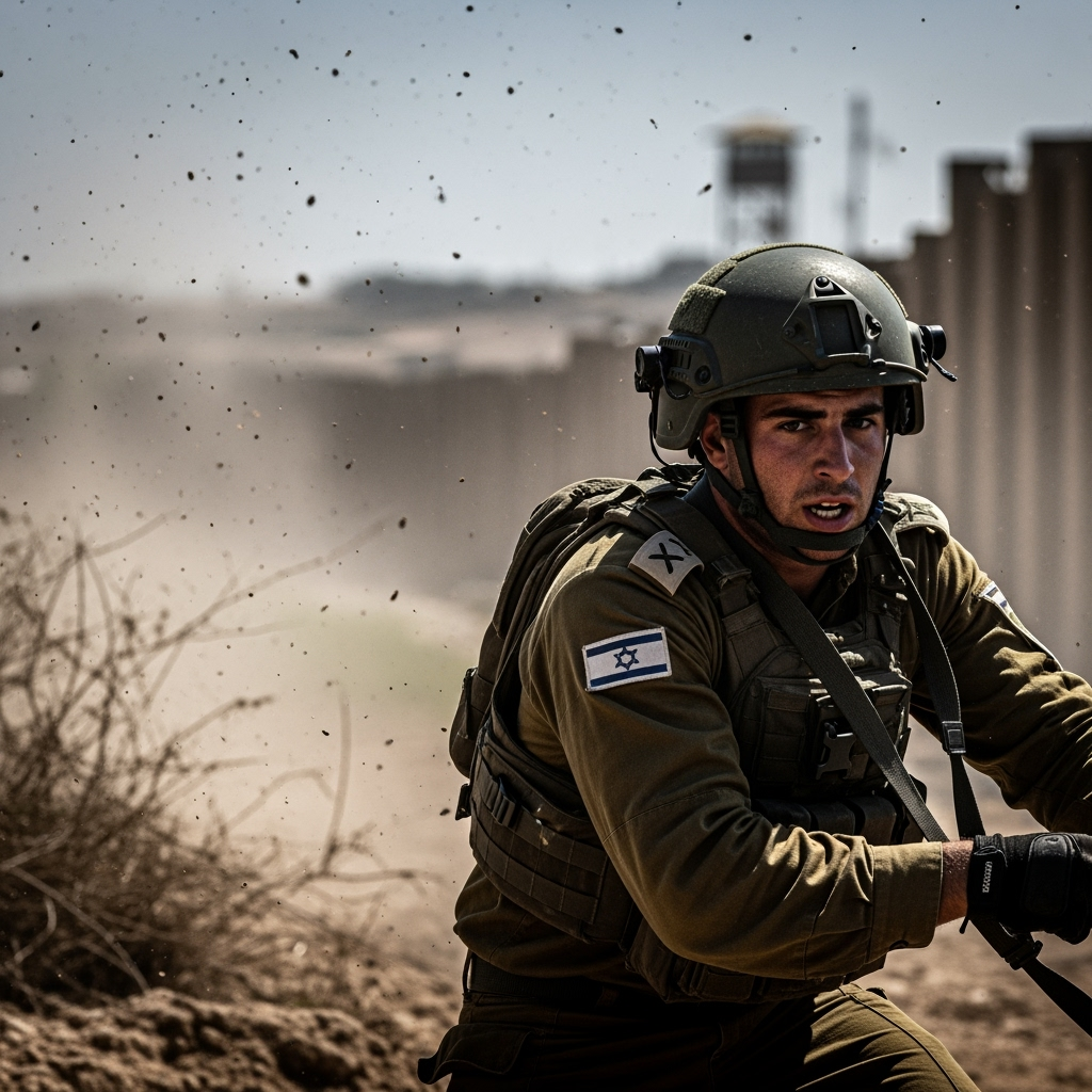 Illustration for: Israeli Soldiers Attacked at Gaza Border