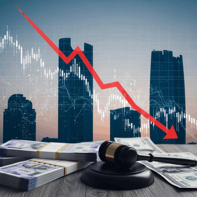Illustration for: Indian IT Shares Drop After $100K H-1B Fee Imposed