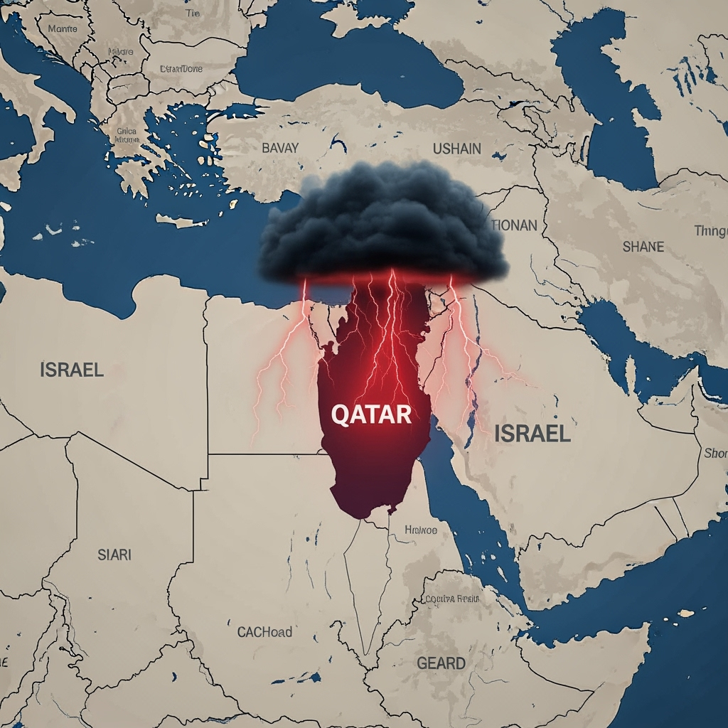 Illustration for: Israel's Qatar Attack Threatens Regional Stability