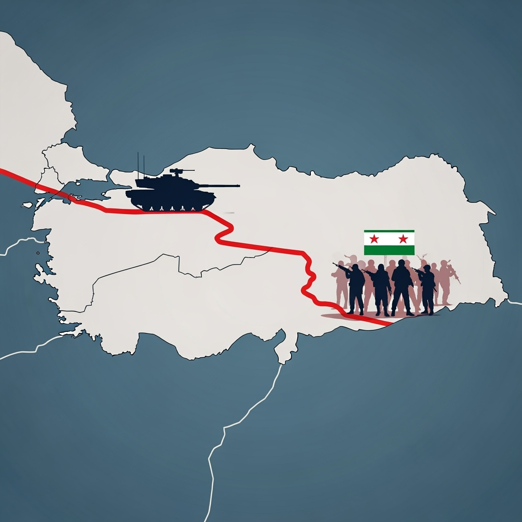 Illustration for: Turkish Defense Ministry's Stance on Syrian Democratic Forces