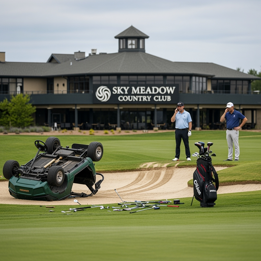 Illustration for: Shooting Incident at Sky Meadow Country Club