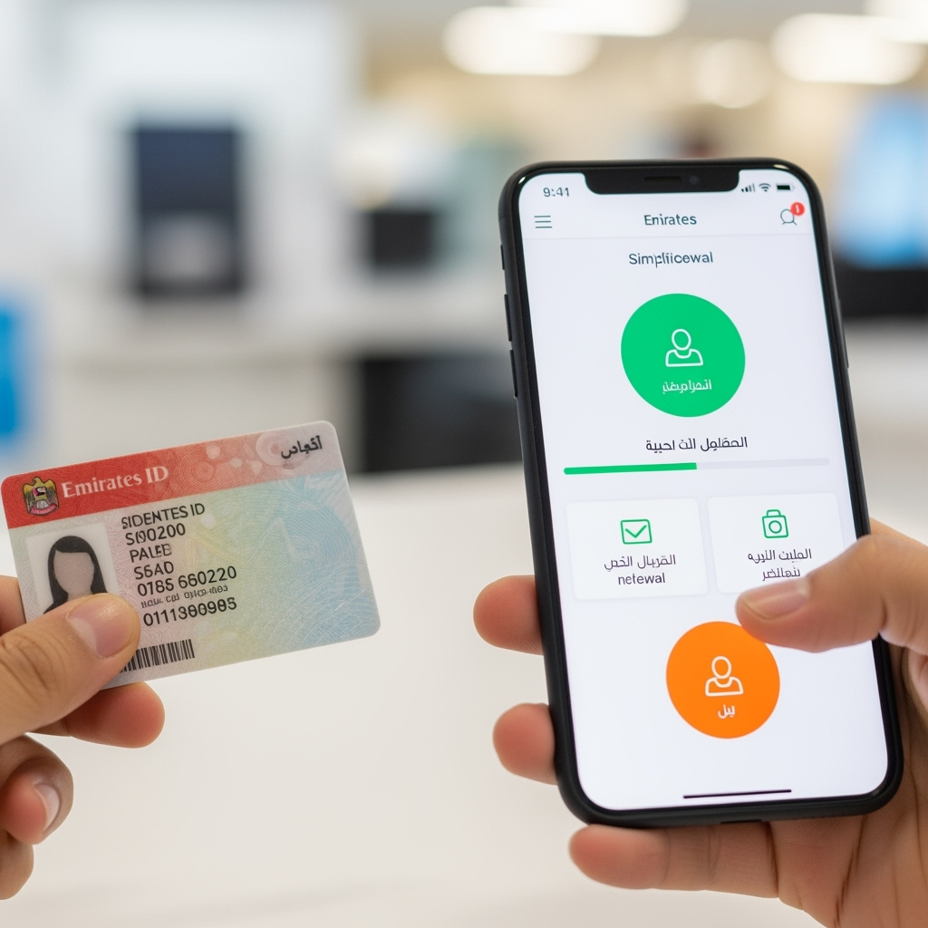 Illustration for: Simplified Emirates ID Renewal Process