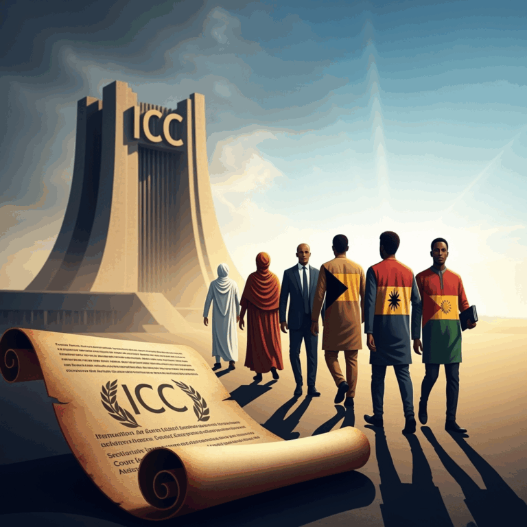 Illustration for: Sahel Coalition Withdraws from ICC: A New Era?