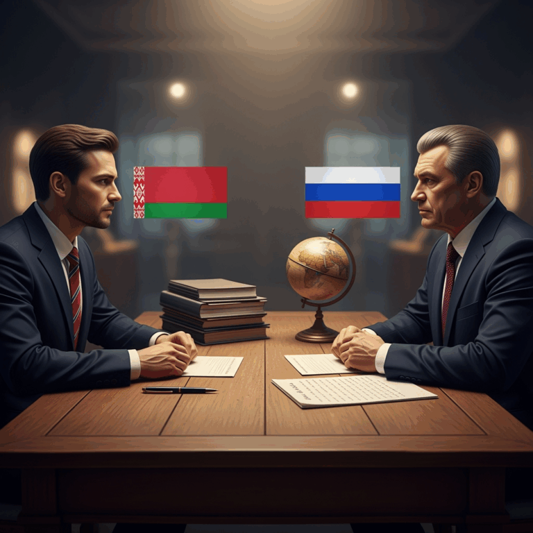 Illustration for: Belarus-Russia Relations and Key Discussions