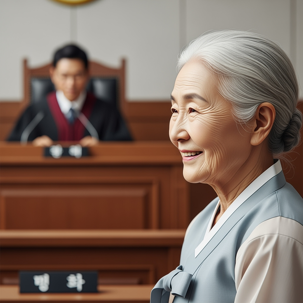 Illustration for: South Korean Court Acquits Woman After 60 Years