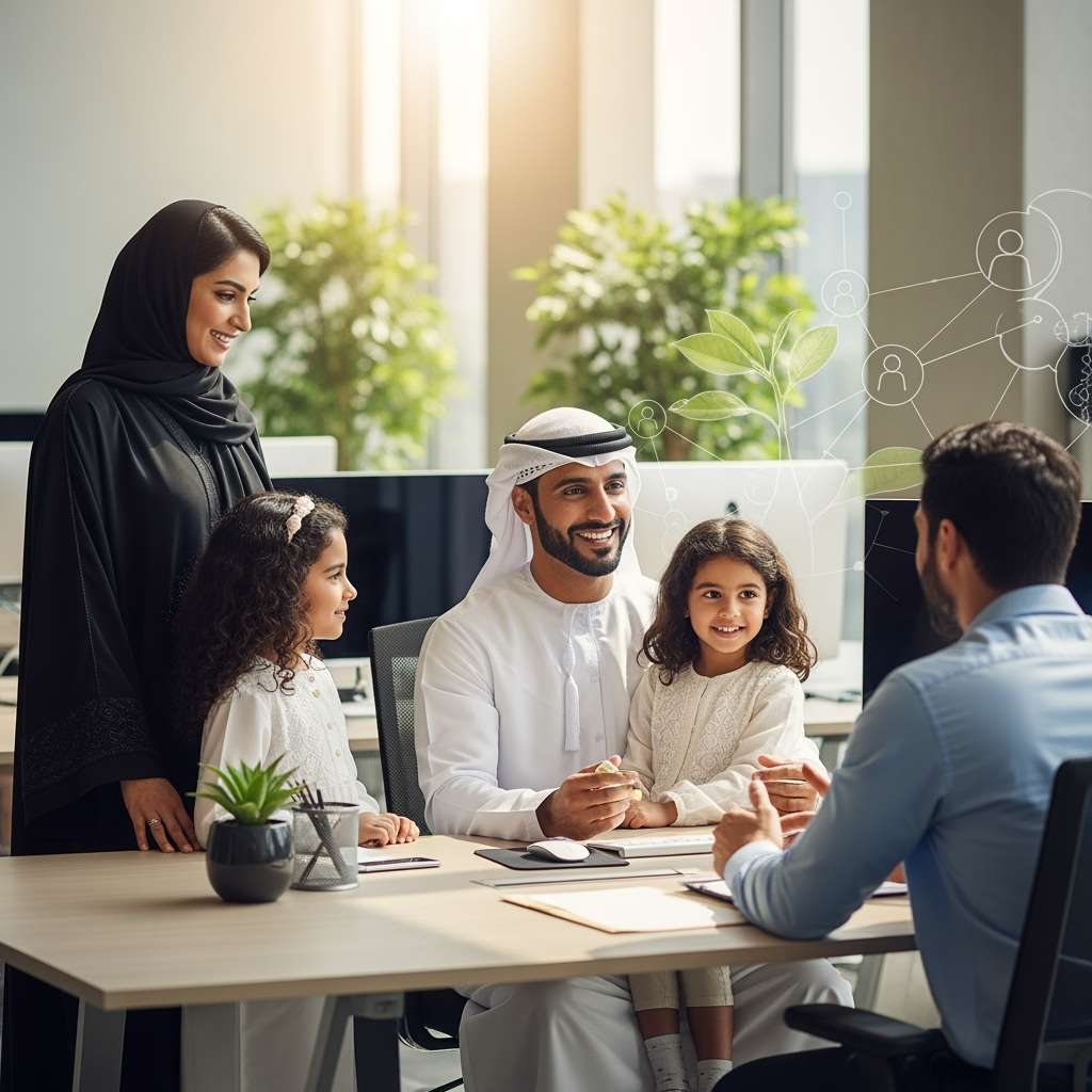 Illustration for: UAE Firms Enhance Family Support Policies