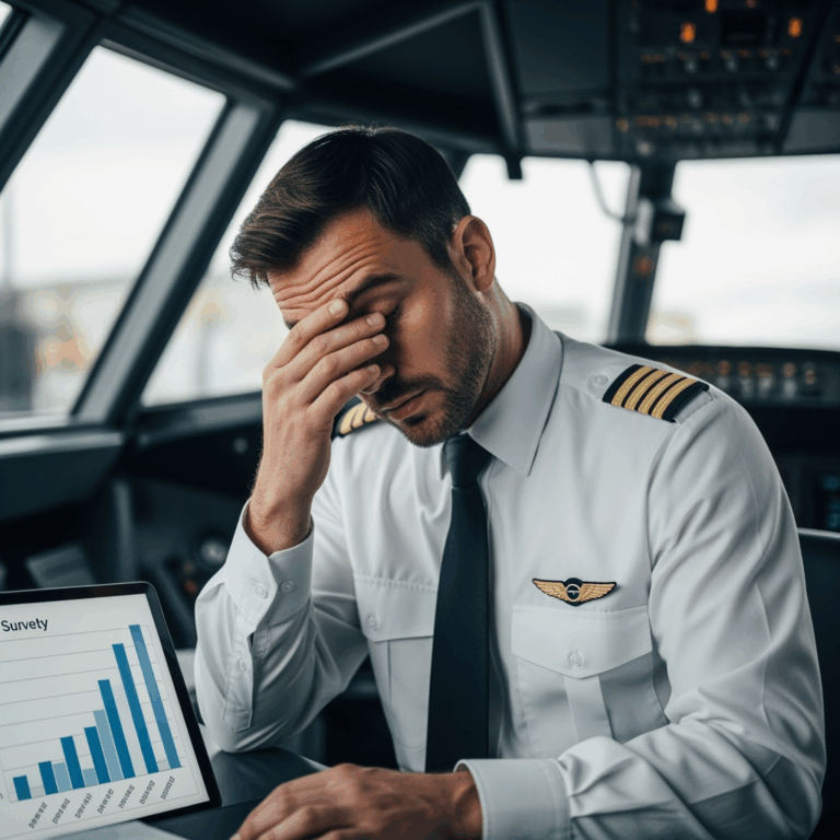 Illustration for: German Pilots' Union: Pilot Fatigue Survey Results