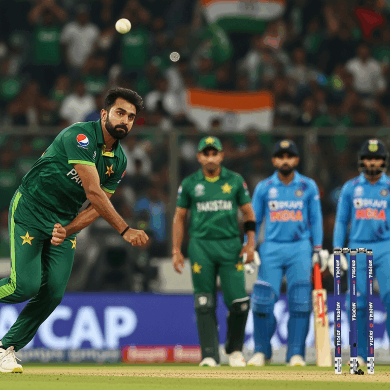 Illustration for: Pakistan Faces India as Underdogs in Asia Cup Final