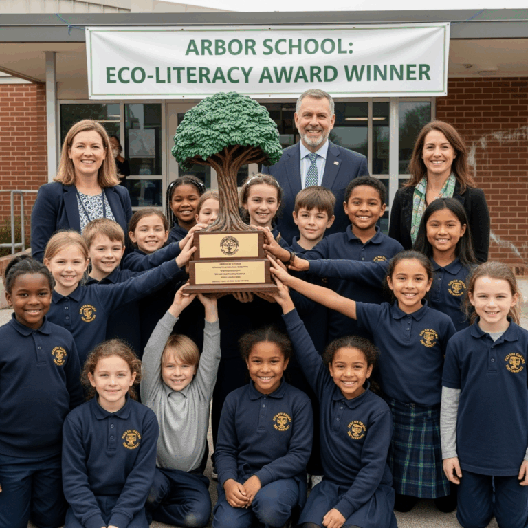 Illustration for: Arbor School Wins Prestigious Eco Literacy Award