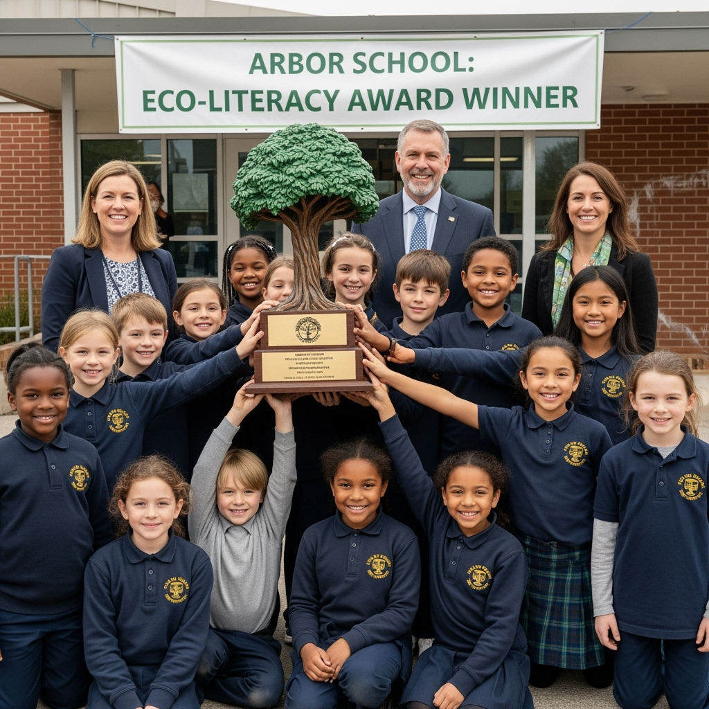 Illustration for: Arbor School Wins Prestigious Eco Literacy Award