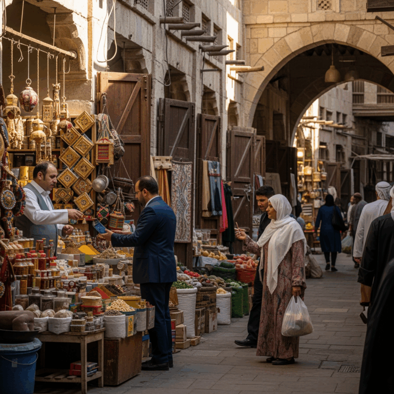 Illustration for: Al Jazeera Al Hamra Souq: A Cultural Revival