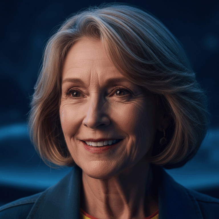 Illustration for: Linda Hamilton Embraces Aging in 'Stranger Things'