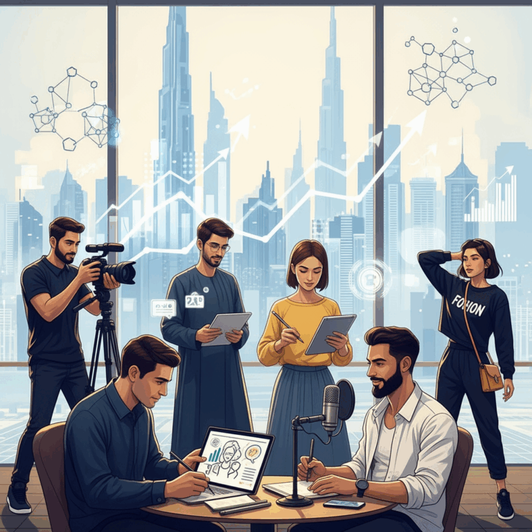 Illustration for: UAE's Creator Economy: A Growing Business Force