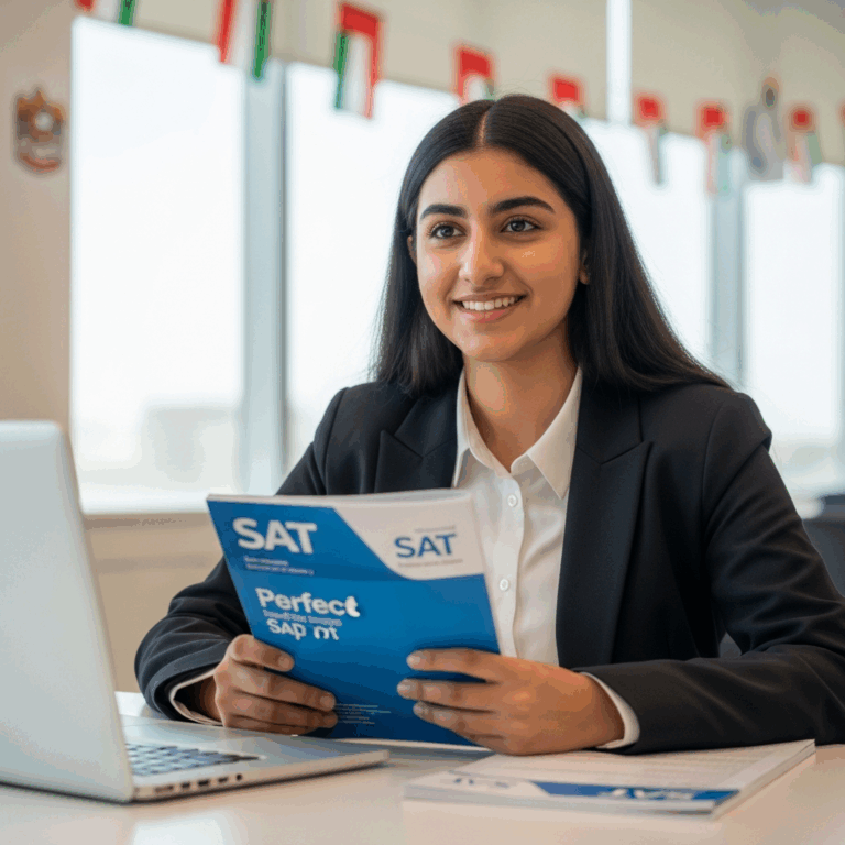 Illustration for: UAE Student Scores Perfect SAT on First Try