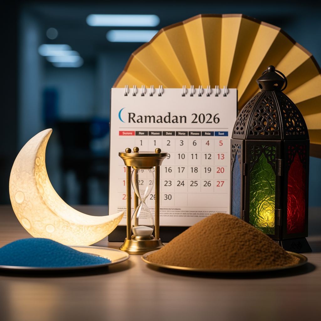 Illustration for: Ramadan 2026: Dates, Holidays, and Fasting Hours