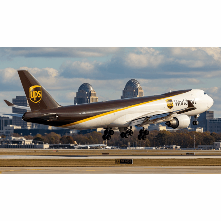 Illustration for: UPS Cargo Plane Crash in Kentucky: 12 Dead