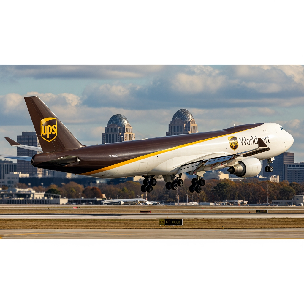 Illustration for: UPS Cargo Plane Crash in Kentucky: 12 Dead