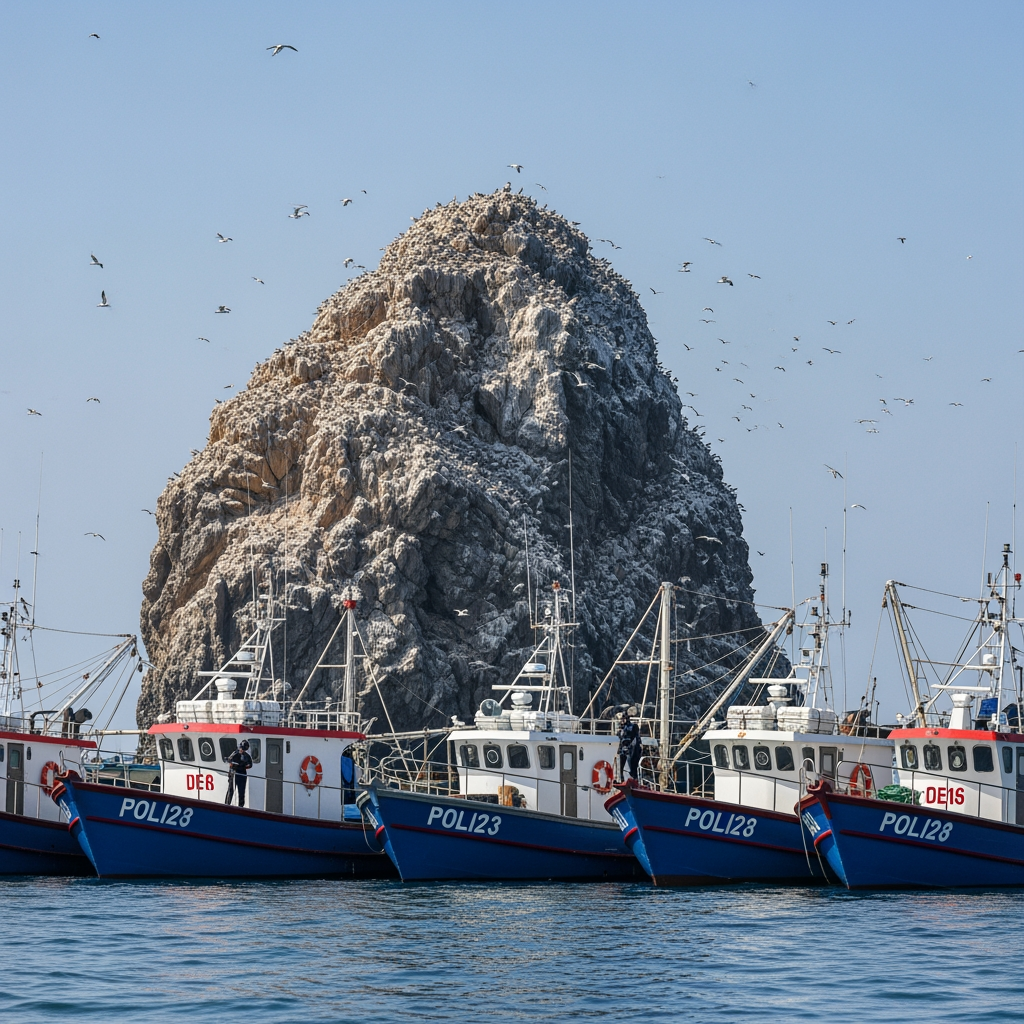 Illustration for: Fujairah Seizes Illegal Fishing Vessels at Bird Island