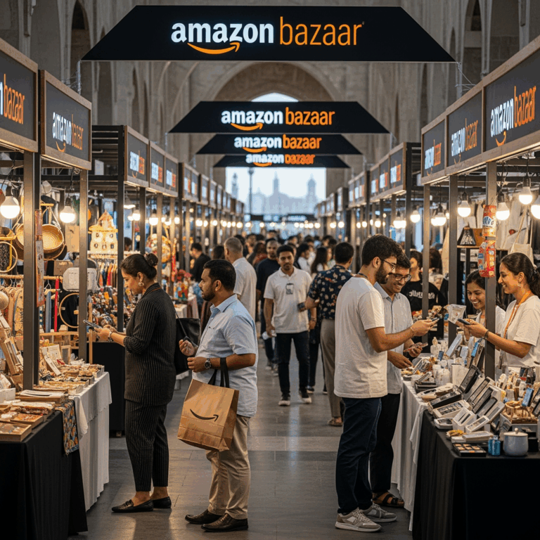 Illustration for: Amazon Bazaar Expands to 14 New Markets