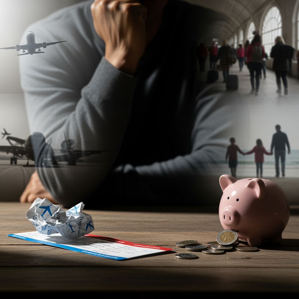 Illustration for: Holiday Travel Plans Decline Amid Financial Concerns