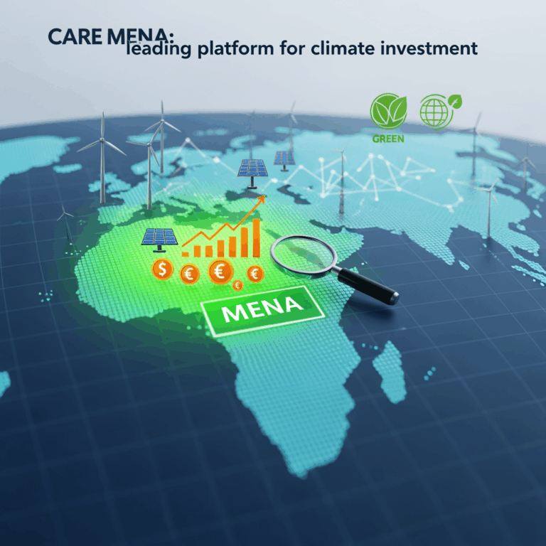 Illustration for: Care Mena: Leading Platform for Climate Investment
