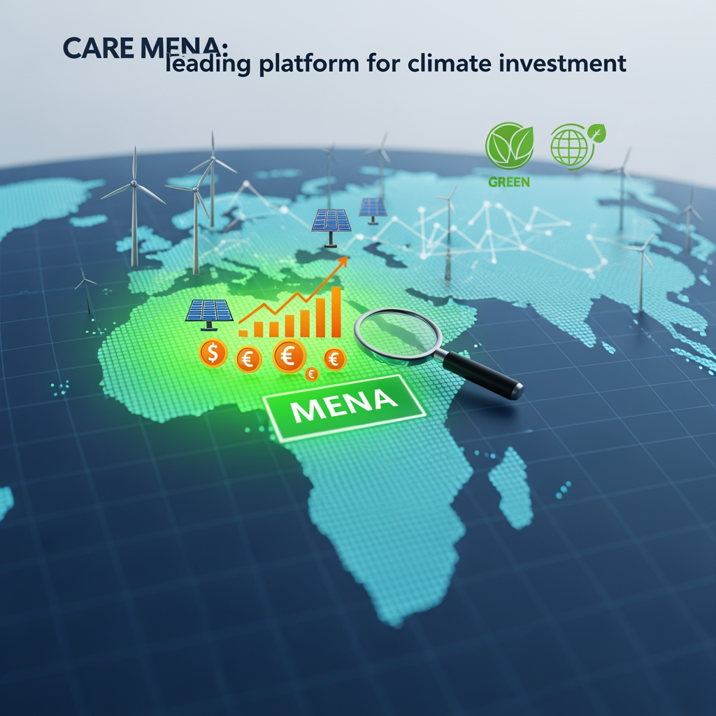 Illustration for: Care Mena: Leading Platform for Climate Investment