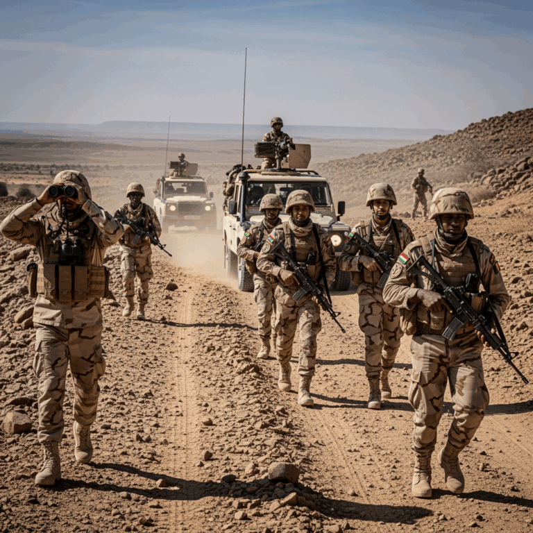 Illustration for: Libyan-Chadian Joint Force Enhances Border Security