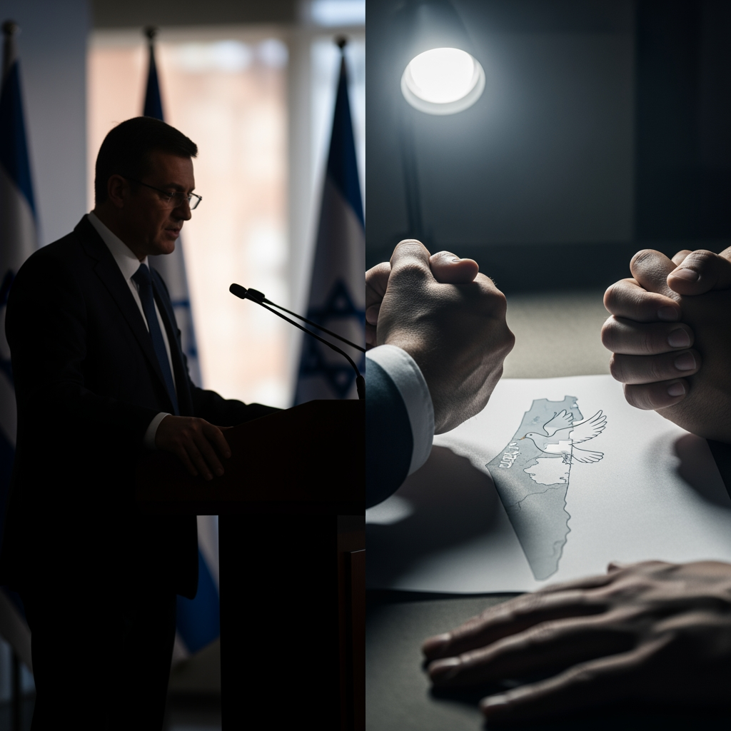 Illustration for: Katz's Remarks and Gaza Peace Plan Discussions