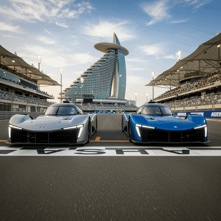 Illustration for: Dramatic Finish at Abu Dhabi Autonomous Race