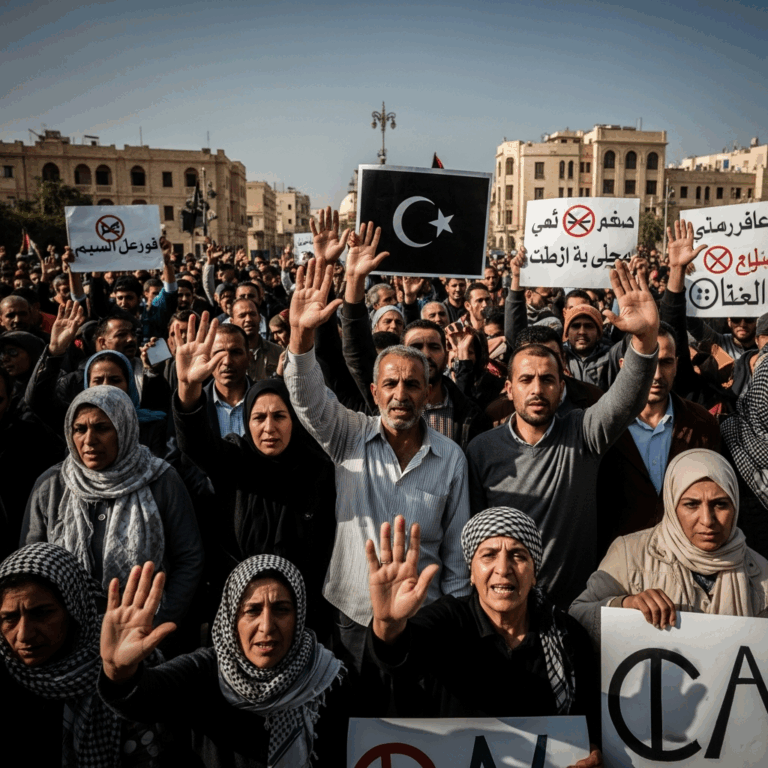 Illustration for: Libyan Movement Calls for Civil Disobedience
