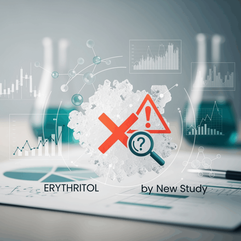 Illustration for: Erythritol's Health Risks Questioned by New Study