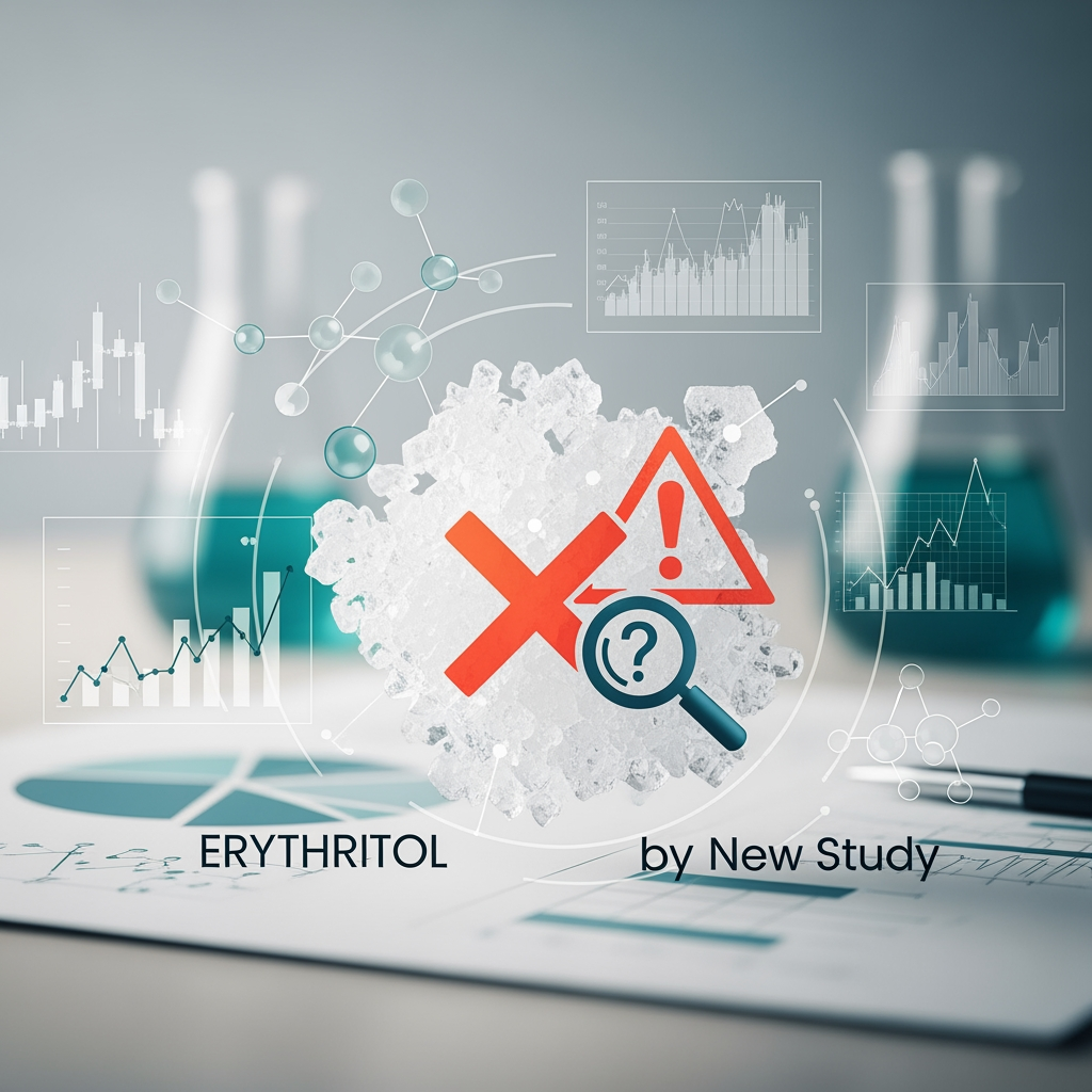 Illustration for: Erythritol's Health Risks Questioned by New Study