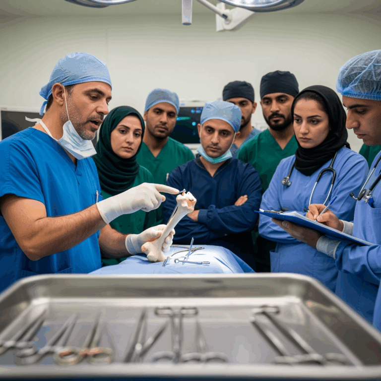 Illustration for: Dubai Surgeon Empowers Afghan Doctors in Orthopedic Care