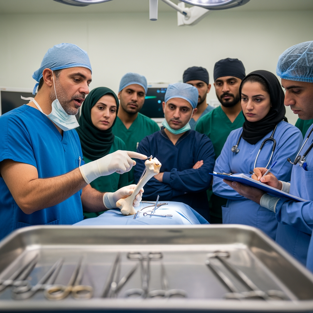 Illustration for: Dubai Surgeon Empowers Afghan Doctors in Orthopedic Care
